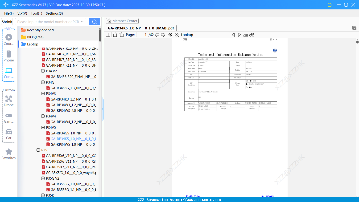 Laptop Gigabyte GA-RP34K5_1.0_NP_0_1_0_UMABi